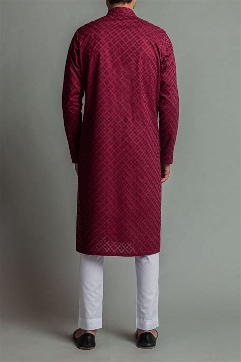 Bareeze man maroon kurta in Bangladesh