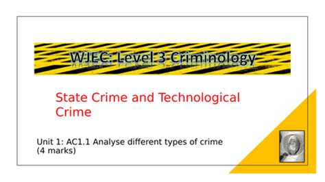 Criminology State Corporate Technological Crime Ac11 Types Of Crime