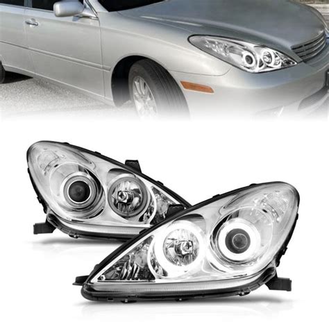 Car Headlight Lamp Ford Expedition Chrome Housing Dual Ccfl Halo