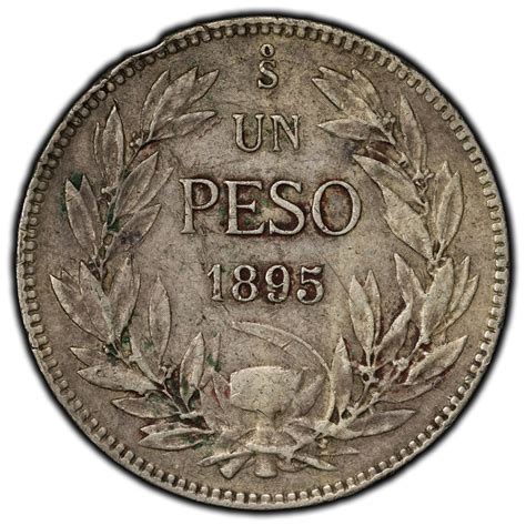 SOLD Chile 1895 1 Peso Silver Coin - The Toronto Coin Shop