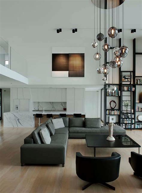 16 Outstanding Ideas For Decorating Living Room With High Ceiling