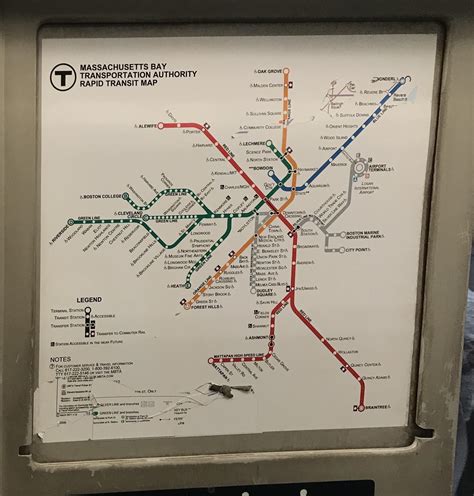 Just found a new mbta map on the red line. They obviously wanted to make it more accurate, like ...