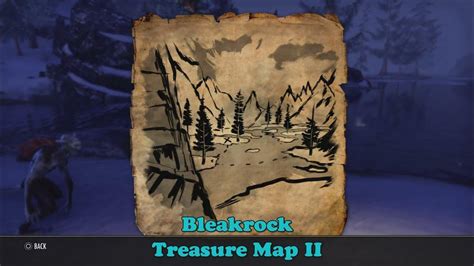 Eso Bleakrock Treasure Map Ii Location The Elder Scrolls Online