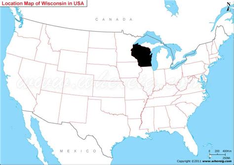 Wisconsin On Us Map - Zip Code Map