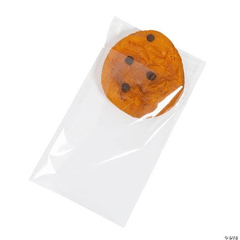 4" x 6" Bulk 144 Pc. Clear Cellophane Cookie Treat Bags | Oriental Trading