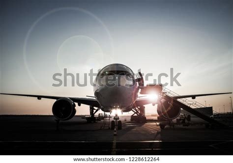 Plane Front View Stock Photo (Edit Now) 1228612264