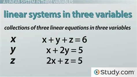 3 4 Skills Practice Systems Of Equations In Three Variables Worksheet ...