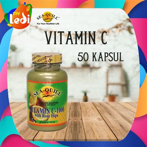 Jual Sea Quill Vitamin C Isi Tablet Sea Quill Vitamin My