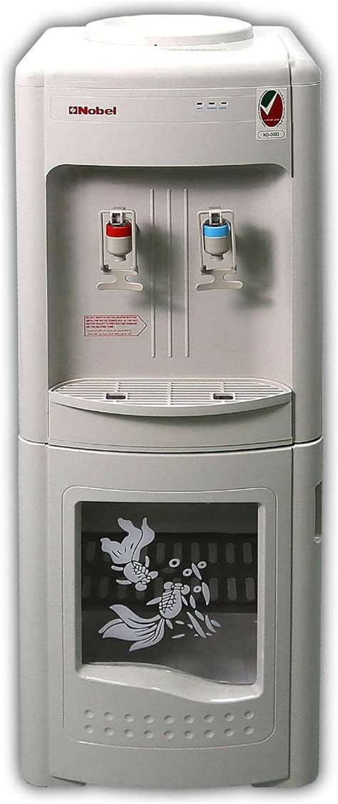 Nobel Taps Hot And Cold Water Dispenser Free Standing Cabinet Model NWD White Year