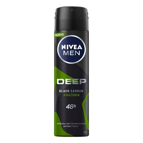 Nivea Deep Black Carb N Amazonia Aerosol Men Ml