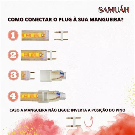 Mangueira Led 5050 Chata 10m Branco Quente Ou Frio Cor Da Luz Branco