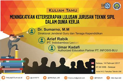 Kuliah Tamu Jurusan Teknik Sipil 2017 Departemen Teknik Sipil Dan Perencanaan Ft Um