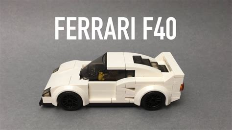 Lego Ferrari F40 Instructions Youtube