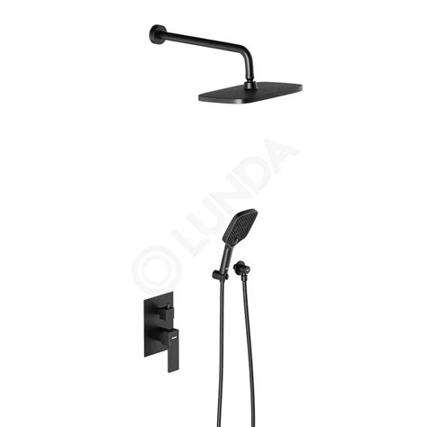 Встраиваемая душевая система с ванно-душевым смесителем Gala, латунная ...