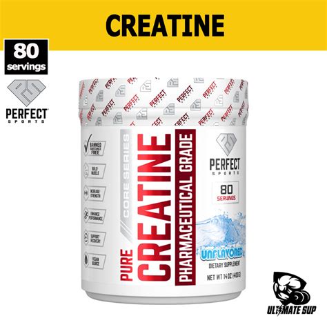 Perfect Sports Creatine Vegan Source Micronized Creatine Monohydrate