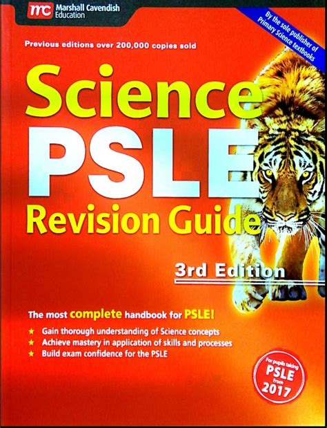 Psle Primary 6 Science Revision Guide 3rd Edition Marshall Cavendish