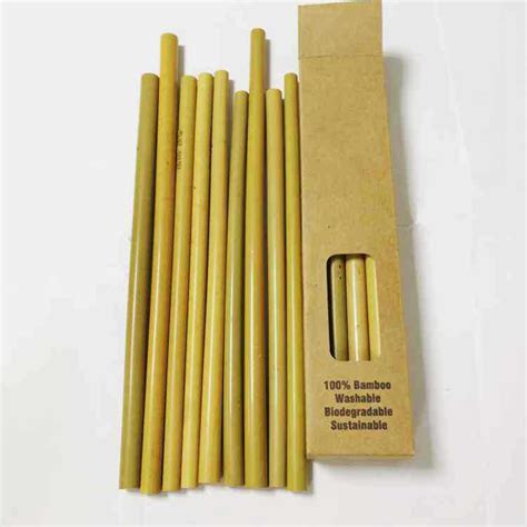 Natural Biodegradable Eco Friendly Reusable Primary Color Bamboo