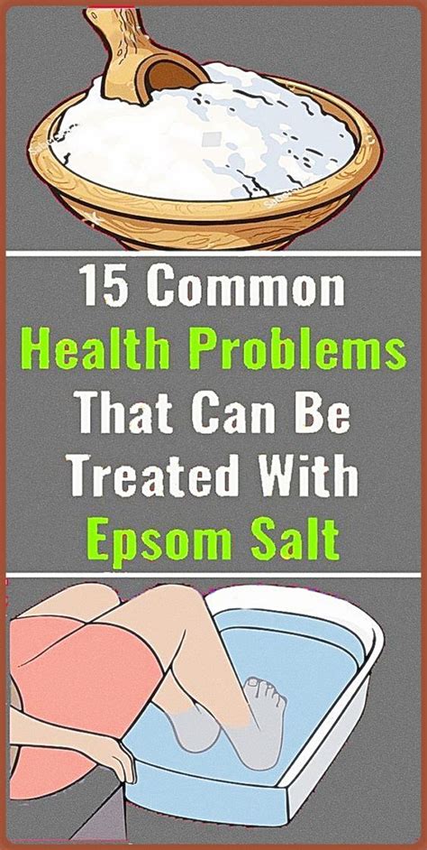 15 Health Problems That Epsom Salt Takes Care Of Wellness Magazine