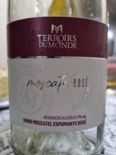 Terroirs du Monde Moscatel Espumante Rosé Vivino US