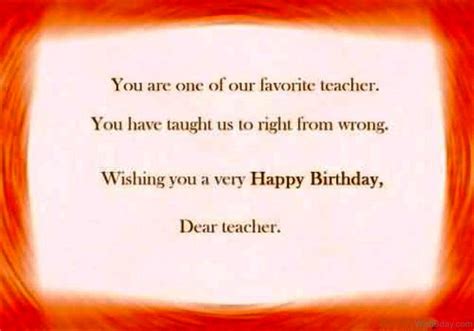 55 Birthday Wishes For Teacher