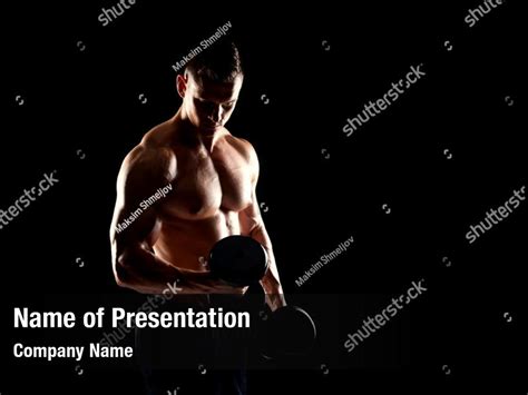 Bodybuilding Handsome Shirtless Fitness Powerpoint Template 8850 The Best Porn Website