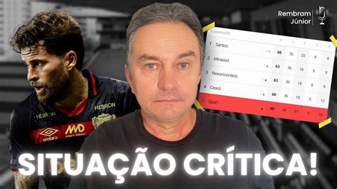 Sport Se Complica A Duas Rodadas Do Fim Da S Rie B O Momento De