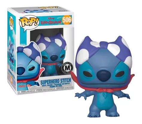 Figura De Acci N Superhero Stitch Lilo Stitch De Funko Pop