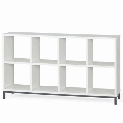 Better Homes & Gardens 8-Cube Organizer with Metal Base, White ...