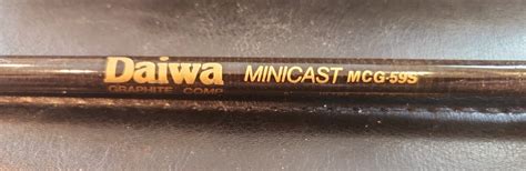 Vintage Daiwa Minispin Msg S Ultra Light Spinning Rod Minispin