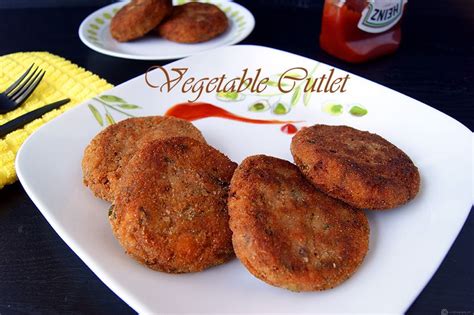 Vegetable Cutlet Is An Easy And Delicious Indian Snack Made From Mashed