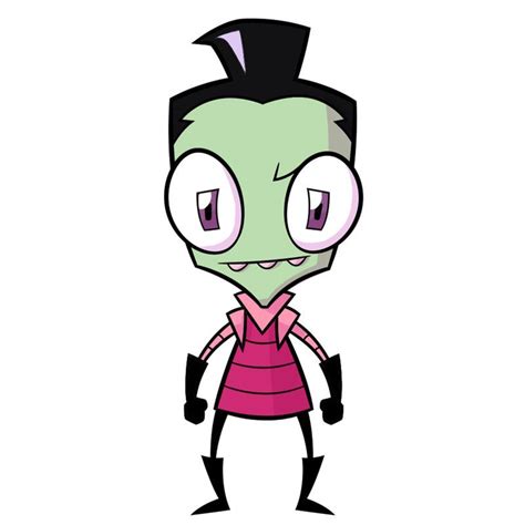 And His Human Disguise Invader Zim Copic Art Animation Art