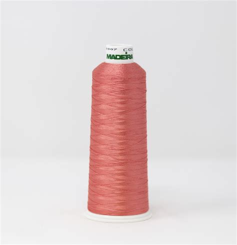 910 1220 5500 Yard Cone Of 40 Weight Conch Shell Pink Rayon Machine