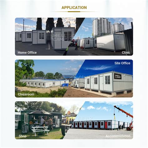 High Performance Temporary Offices Steel Structure Mobile House