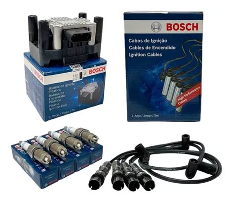 Kit Cable Bujia Y Bobina Bosch P Gol Trend Fox Suran Voyage