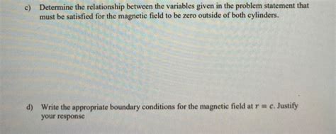 Solved Problem 2 Two Perfectly Conducting Cylinders Are