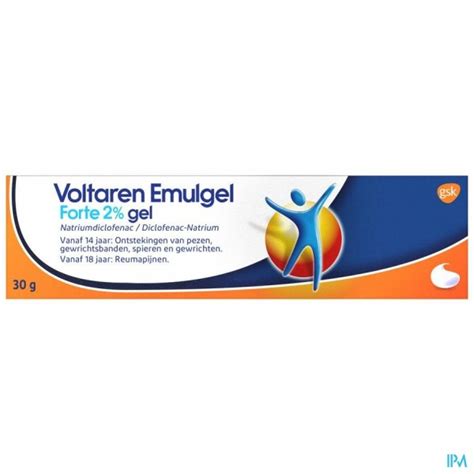 VOLTAREN EMULGEL FORTE 2 GEL 30G NEW Apotheek Thiels