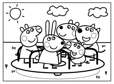 Desenhos Da Peppa Pig Para Colorir Bora Colorir