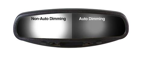 Auto Dimming Rearview Mirror W Wedge Base Compass Temp Ebay