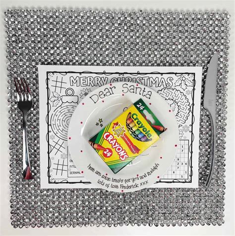 4 Free Printable Christmas Placemats For Fun At The Table