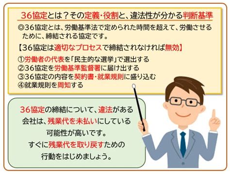 異なる業種の36協定書