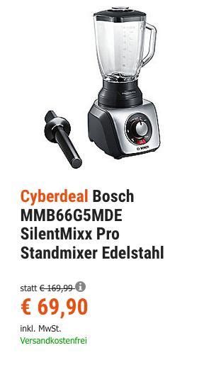 Bosch Mmb G Mde Silentmixx Pro Standmixer U Min Bosch