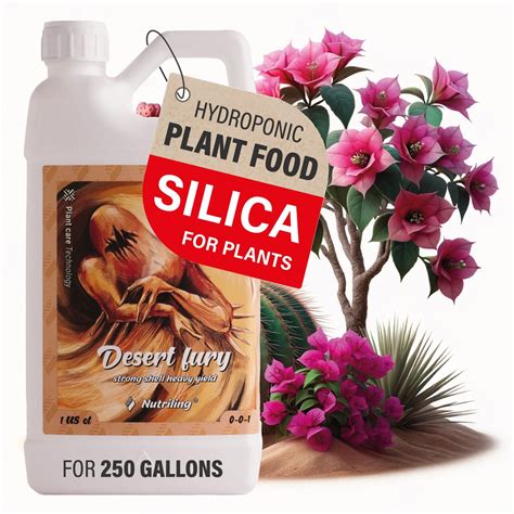 Silica For Plants Hydroponic Plant Food Enhances Cell Walls Boosts