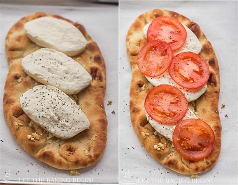 15 Minute Easy Margherita Flatbread Pizza Let The Baking Begin