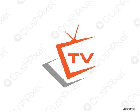 Tv Logo Design Stock Vector 2558053 Crushpixel