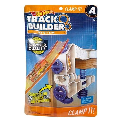 Mattel Hot Wheels Track Builder Zubehör Klemme DLF Spar Toys