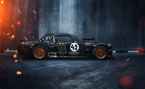 Mustang Ford Rtr Side Ken Block Gymkhana Sparks Hoonicorn