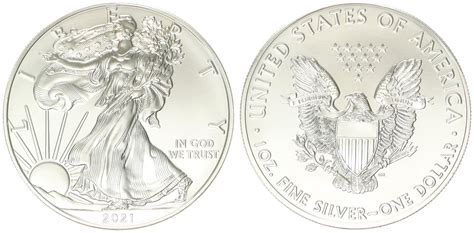 Usa Dollar Unze Silber Typ American Eagle Liberty Oz