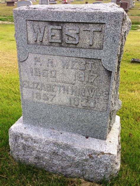 Elizabeth Page West 1857 1930 Find A Grave Memorial Find A Grave