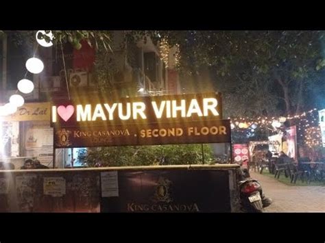 Mayur Vihar Phase 1 Acharya Niketan Market Delhi Video Part 1