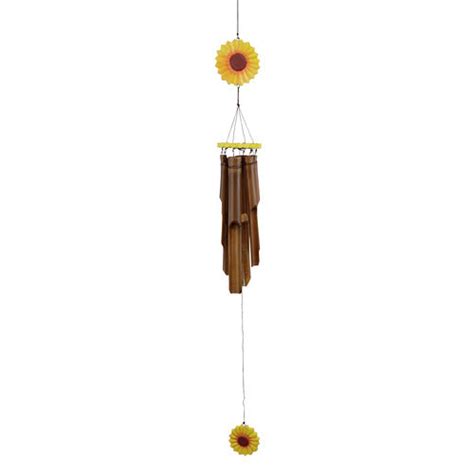 Sunflower Bamboo Wind Chime The Tiny Terra